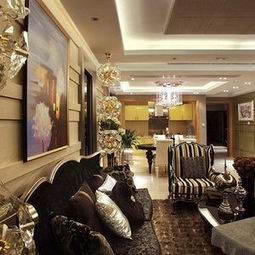 大戶型新古典風格別墅大廳吊頂新古典風格單人沙發效果圖